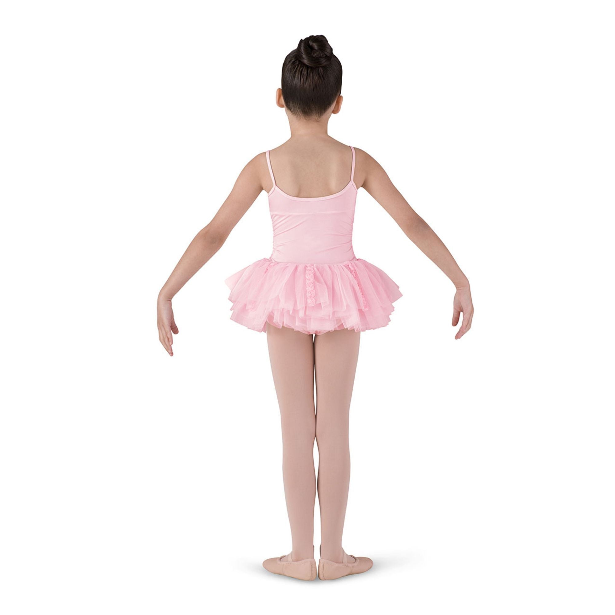 Bloch CL7207 Rosette Tutu Leotard Candy Pink Back