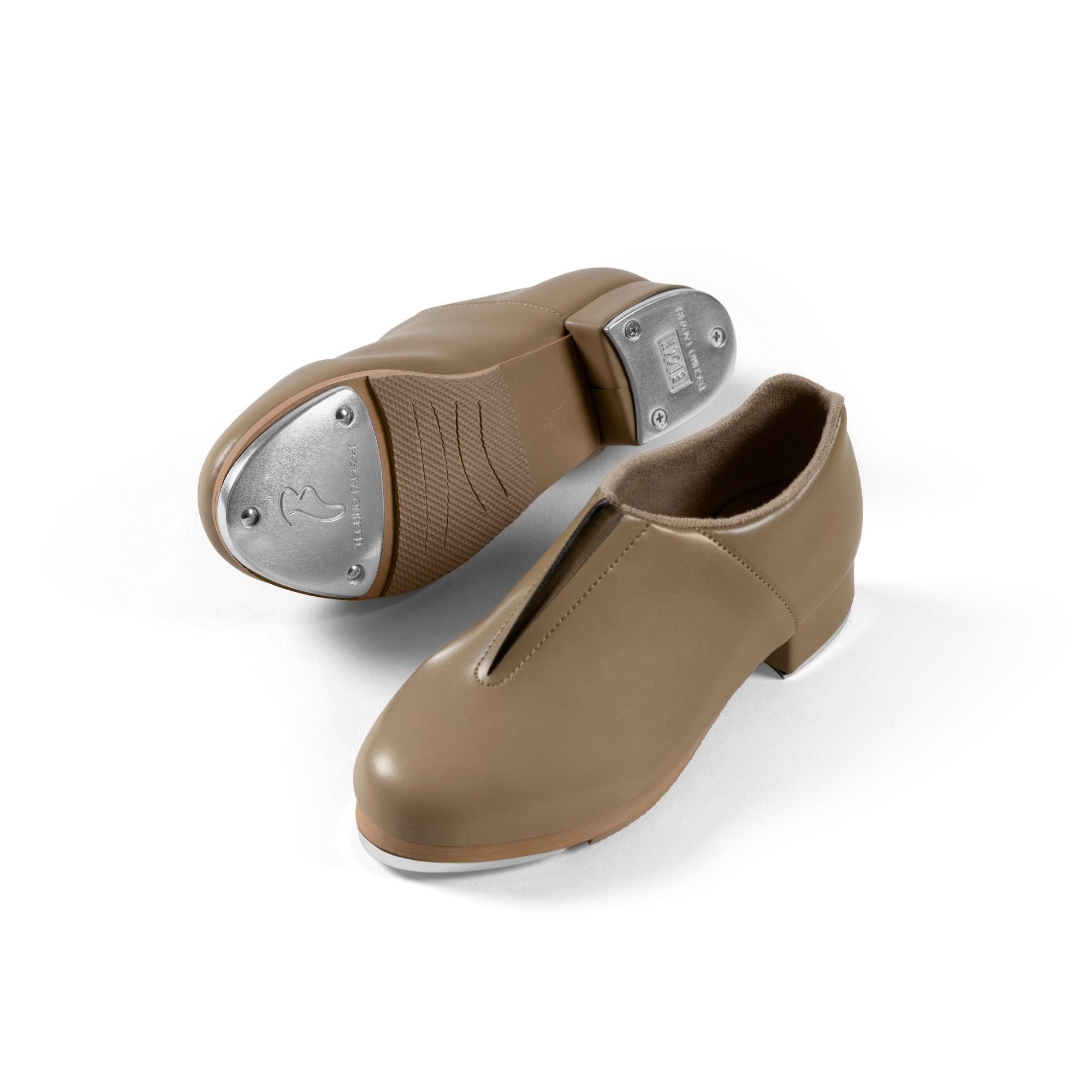 Bloch S0322G Maxie Girls Tap Shoe Tan Angle Profile