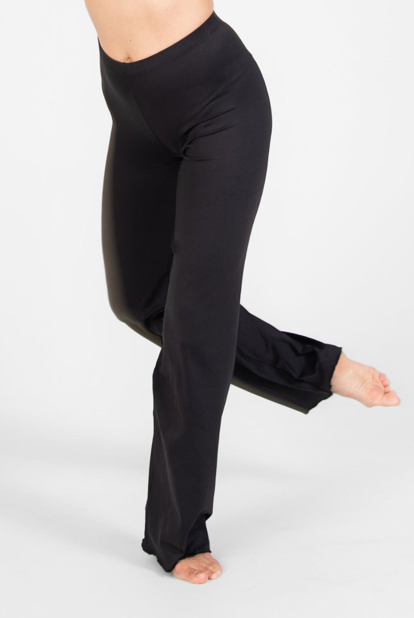 Body Wrappers BWP291 Jazz Pant Front Black