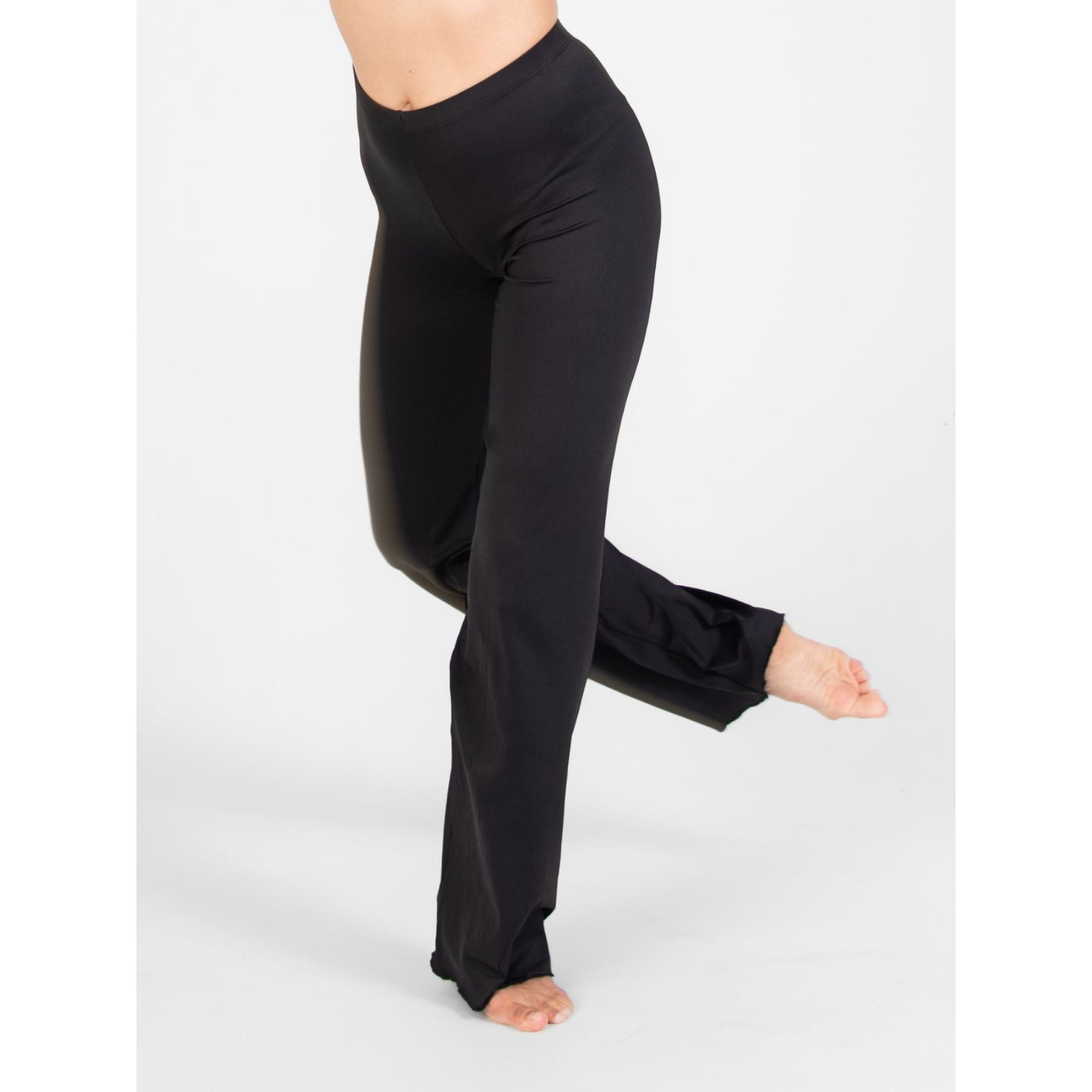 Body Wrappers BWP291 Jazz Pant Front Black