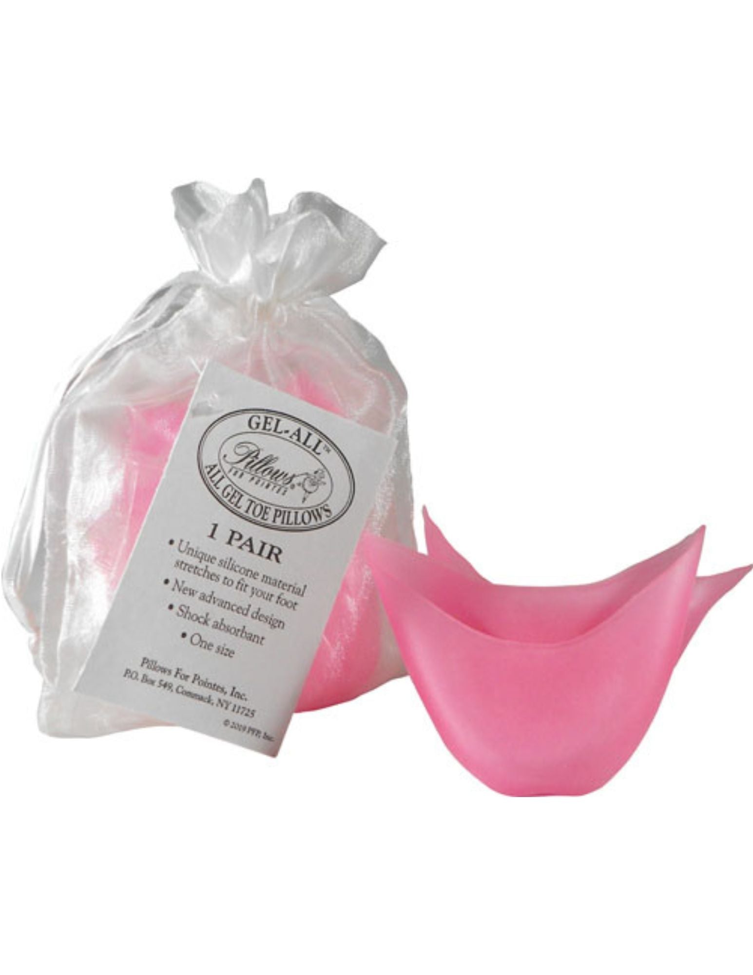 All Gell Toe Pillow Pair Pink