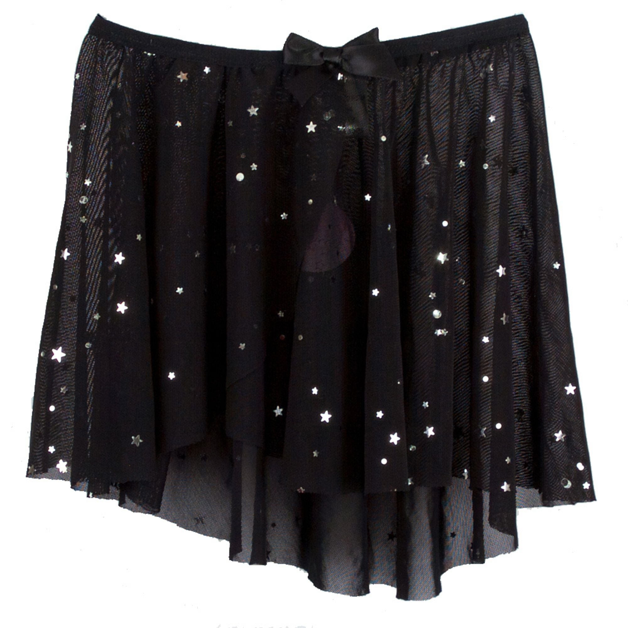 TYVM 44646 Dance Skirt Stars Black