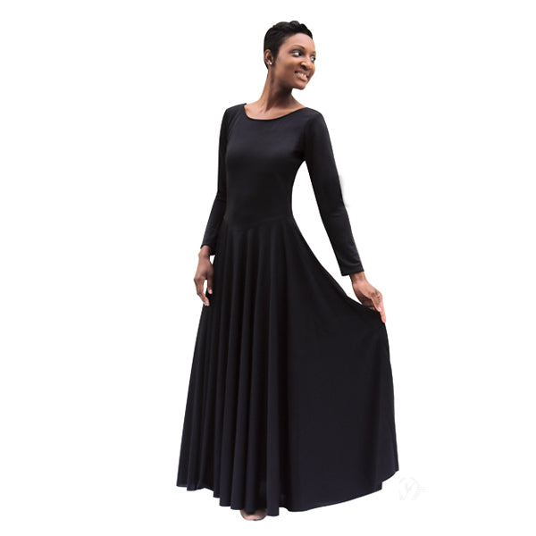 Eurotard 13524 Adult Simplicity Praise Dress 3X / Black