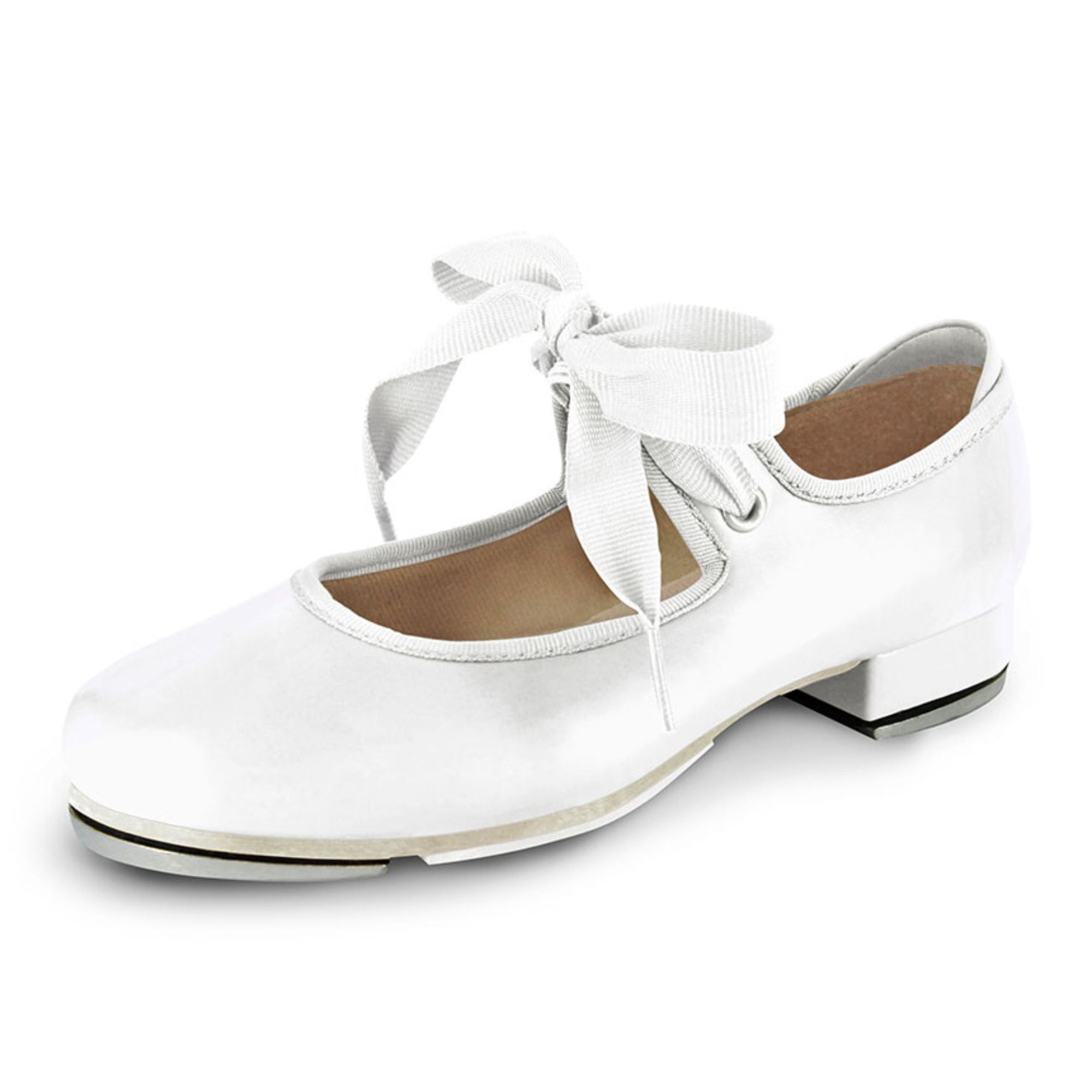 Bloch S0350G Girls Annie Tyette Tap Shoe White