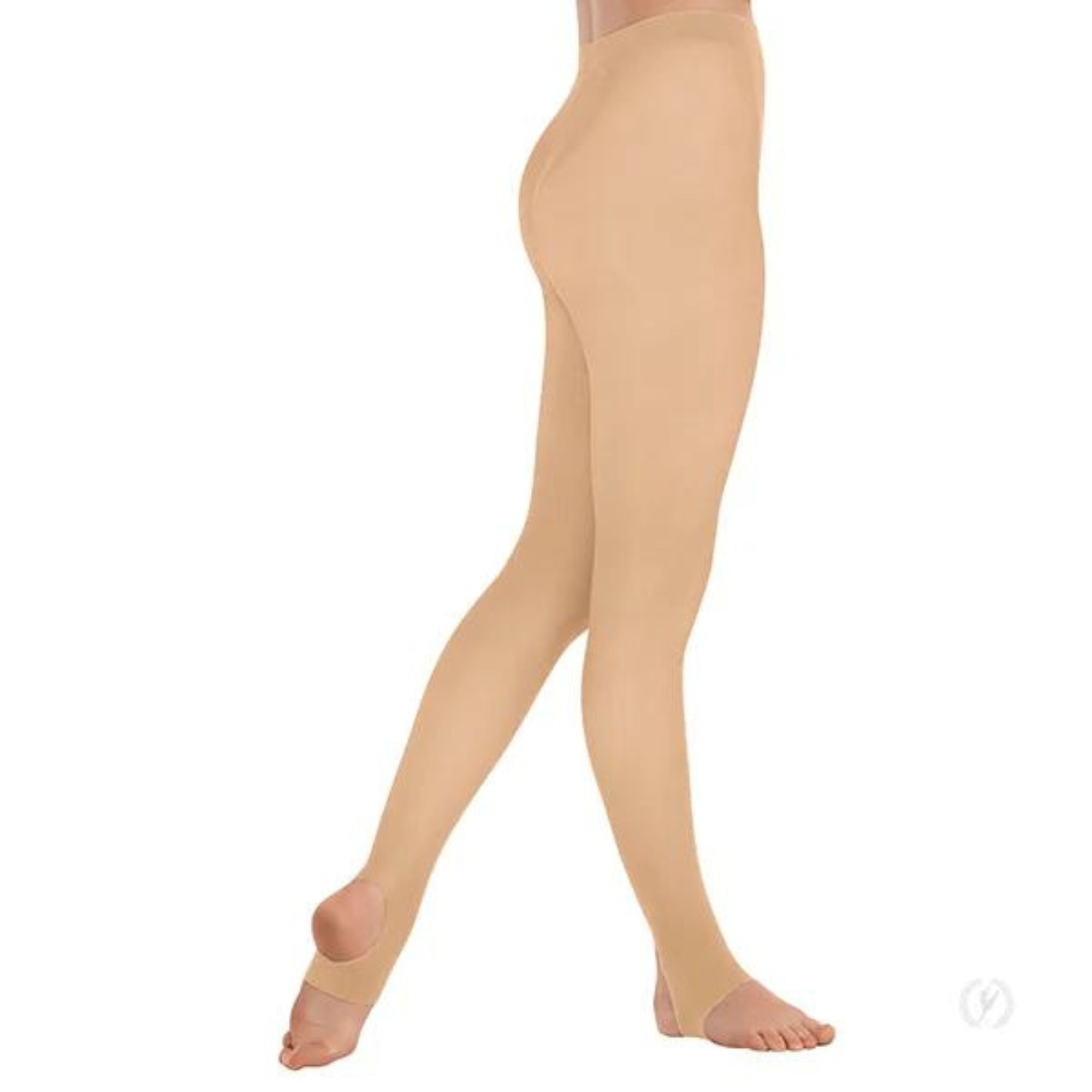 Eurotard 217 Non-Run Adult Stirrup Tights Suntan