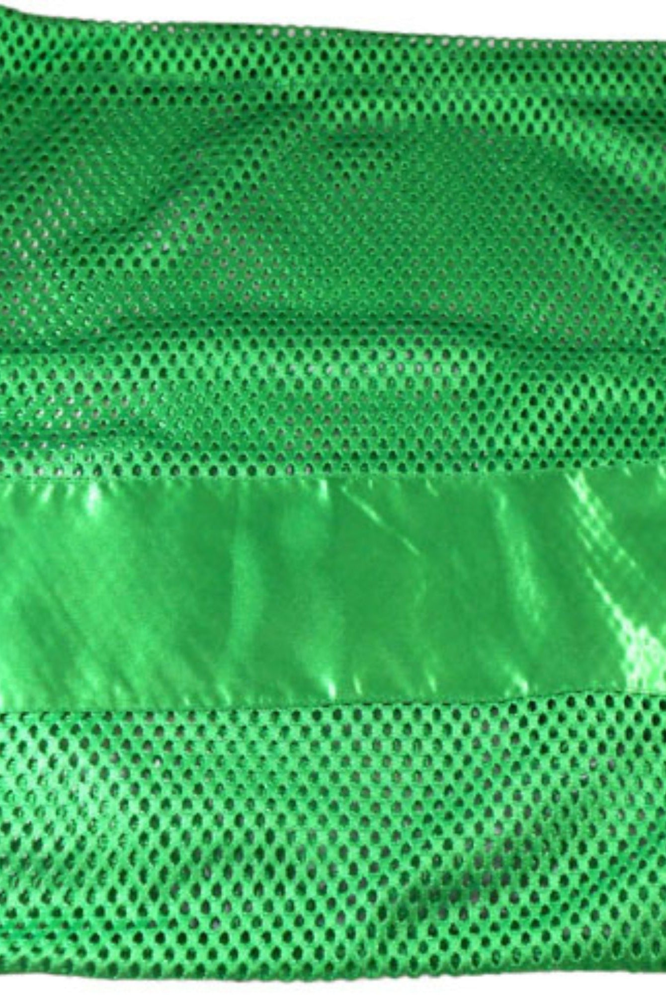 Large Nylon Mesh drawstring Pointe Bag Pillowcase Green