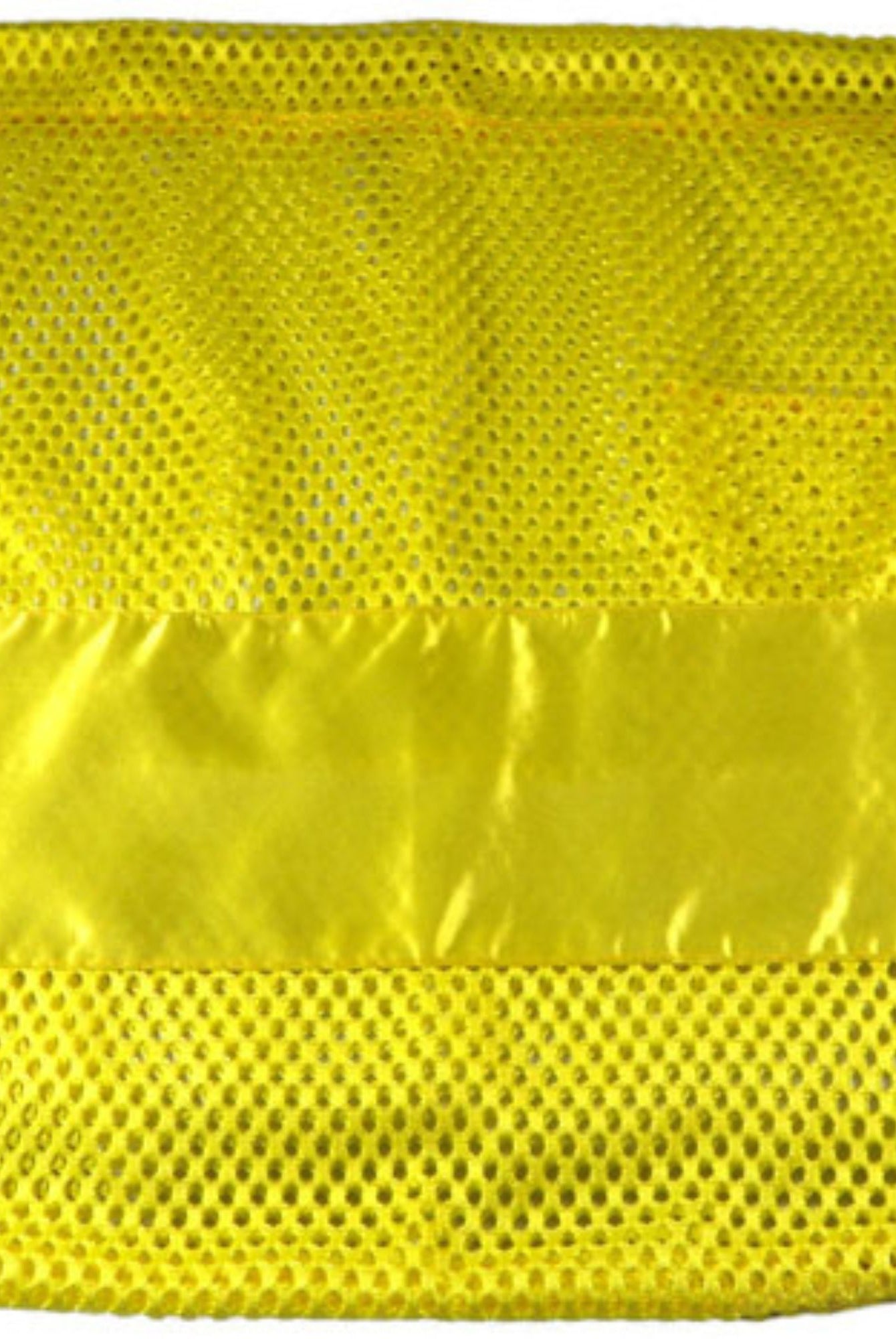 Large Nylon Mesh drawstring Pointe Bag Pillowcase Neon Yellow
