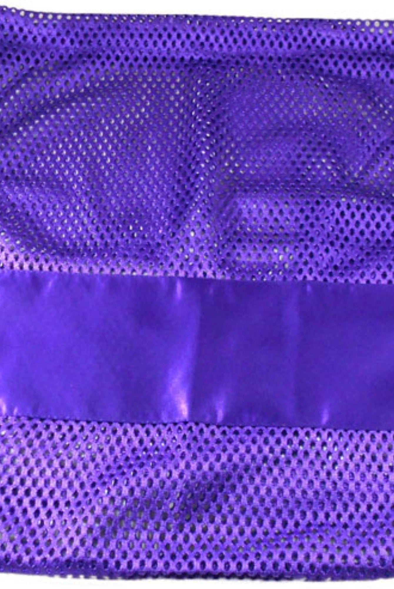 Large Nylon Mesh drawstring Pointe Bag Pillowcase Purple