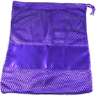 Large Nylon Mesh drawstring Pointe Bag Pillowcase Purple