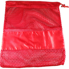 Large Nylon Mesh drawstring Pointe Bag Pillowcase Red