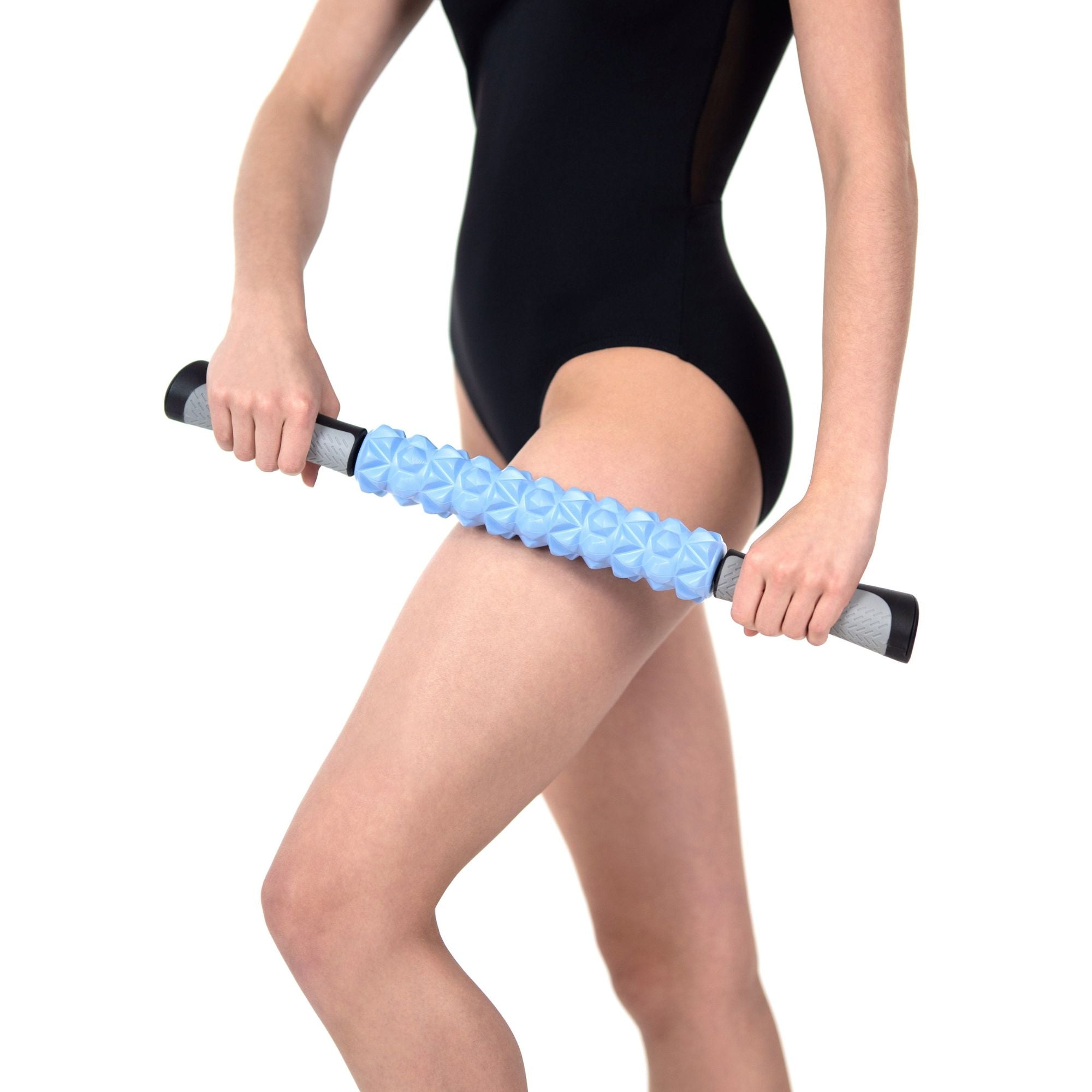 Suffolk 1592 Massage Stick - Stick against leg blue