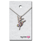 TYVM 79712 Rainbow Crystal Ballerina Necklace Style 1
